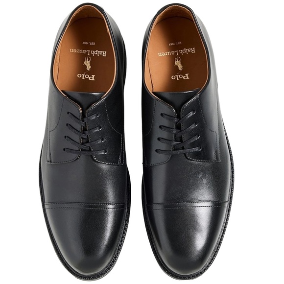 Polo Ralph Lauren Men's Asher Captoe Dress Casual Shoes Size